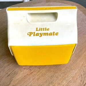 Vintage Igloo Little Playmate Cooler Yellow 1980
